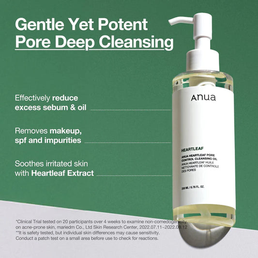 Anua Heartleaf Pore Cleansing Oil