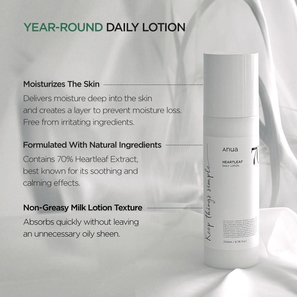 Anua Heartleaf 70% Daily Lotion