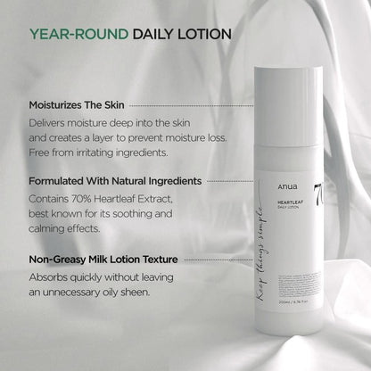 Anua Heartleaf 70% Daily Lotion