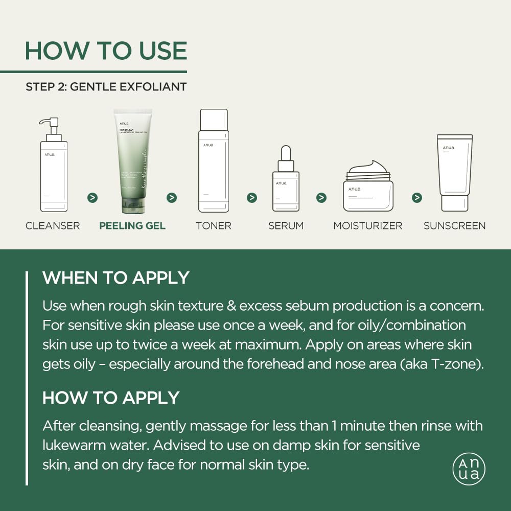 Anua Heartleaf Moisturizing Peel Gel