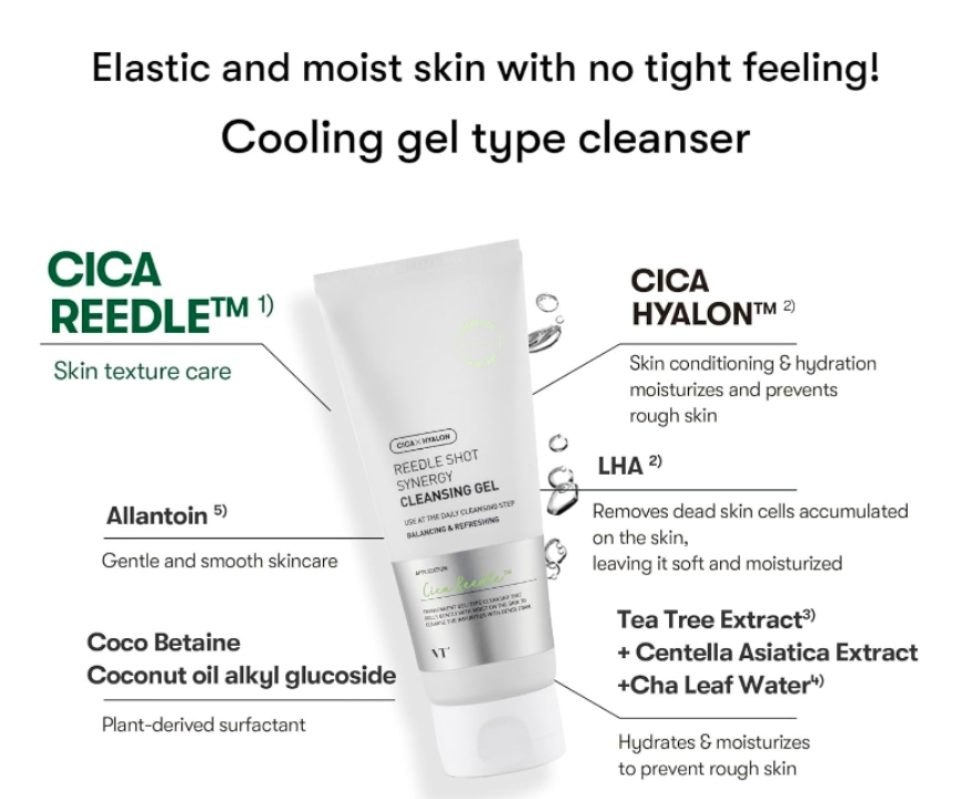 VT Reedle Shot Synergy Cleansing Gel