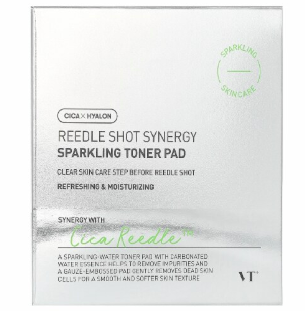 VT Reedle Shot Synergy Sparkling Toner Pad