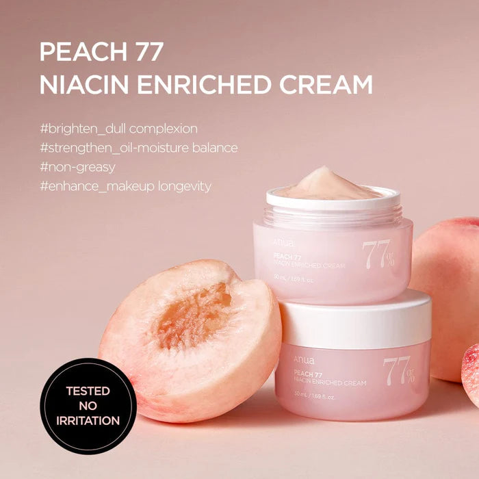 Anua Peach 77 Niacinamide Enriched Cream
